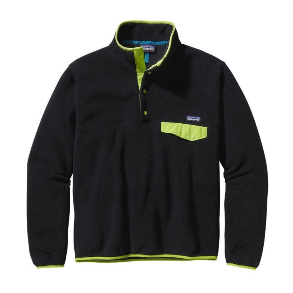 Patagonia Synchilla Men’s Snap Button Fleece
Pullover Sweater Jacket Size Small